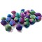 Colorful Miniature Christmas Ornaments, 8 pc, Jewel-Tone Baubles, Adorabilities